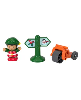 Conjunto de Figuras y Accesorios Fisher-Price Little People, Elfo de Navidad
