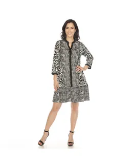 Vestido de mujer con estampado de leopardo