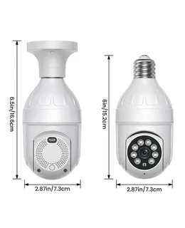 Cámara de seguridad con cámara de visión nocturna HD de color completo de 360 grados