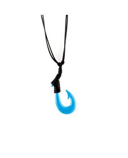 Collar Cambiante de Color - Gancho - Blanco a Azul por DelSol para Mujeres - 1 Pieza Collar