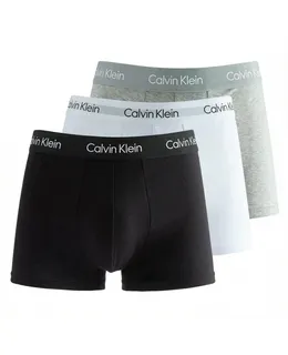 Calvin Klein Hombres Clásicos de Algodón Calvin Klein 3-Paquete Boxer Briefs Negro/Blanco/Gris
