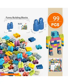 Conjunto de Bloques de Construcción Educativos STEM para Niños