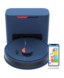 bObsweep - Dustin Aspiradora y Trapeador Robot Autovacío Conectado por Wi-Fi - Navy-PET24-7-213