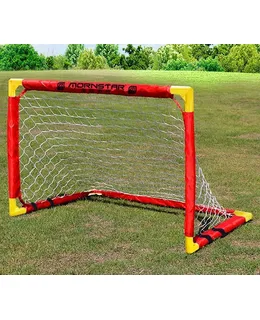 Sports Blackhawk Soccer Goal - Pop Up Backyard Soccer Nets - Foldable Indoor + Outdoor Soccer Goals - Portable Adult + Kids Soccer Goal 120CM*76CM