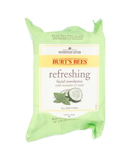 Toallitas Limpiadoras Faciales - Pepino y Menta de Burts Bees para Unisex - 30 Toallitas