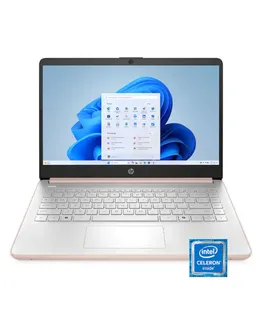 HP - 14" Portátil - Intel Celeron N4500 2021 - 4GB Memoria - 64GB eMMC - Rosa Rosado Claro