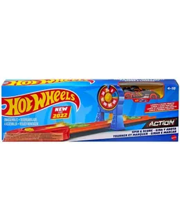 Hot Wheels Spin & Score Toy Playset con Coche