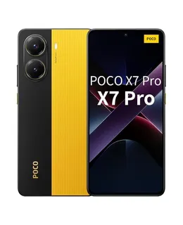 Xiaomi Poco X7 PRO 5G + 4G LTE (512GB + 12GB) Ai 6.67" 50MP Gamers Phone NFC Dual sim Desbloqueado Modelo 2412DPC0AG (Amarillo)