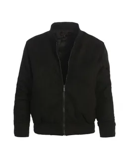 Chaqueta Bomber de Ante Sintético para Hombre Gioberti con Acolchado Térmico Interior