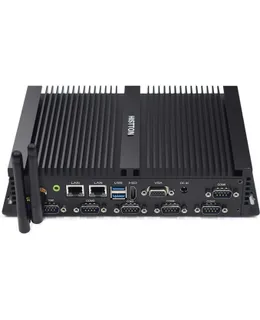 PC industrial sin ventilador HISTTON, PC industrial mini Intel Core i5-4200U con Intel HD Graphics 4400, 16GB RAM 512GB SSD 1TB HDD, HDMI/VGA/WiFi/BT4.0/RS232 COM, PC mini Windows 10
