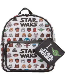 Mochila de Cuero de Disney Star Wars con Monedero 10.5''