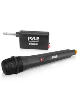 Sistema de Micrófono Inalámbrico VHF Portátil Pyle -