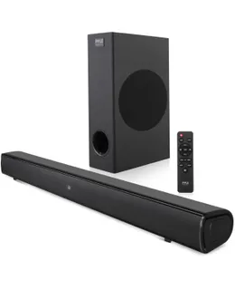 Sistema de Altavoz Digital de Barra de Sonido de Mesa 2.1 Pyle