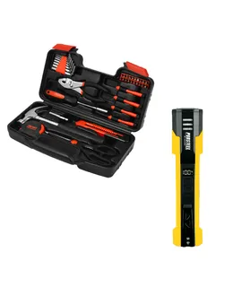 Linterna Pursonic UltraBright + Kit de Herramientas de 39 Piezas para el Hogar de Handy Solutions