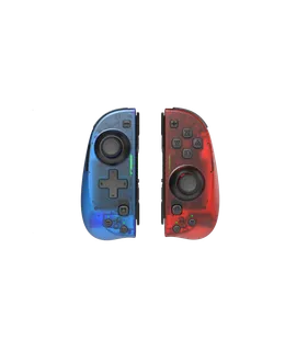 Par de Controladores NEXiLUX de Movimiento con Cable de Carga USB Tipo-C Compatible con Switch, OLED & Lite JoyCon - AZUL ROJO