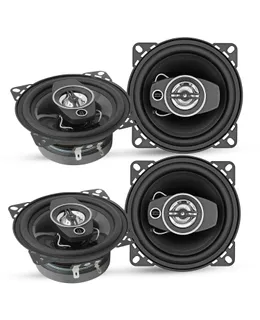 Altavoces coaxiales para coche de 5Core 4" 4Pcs 250W 4Ohm 2 vías Subwoofer de audio con tweeter súper