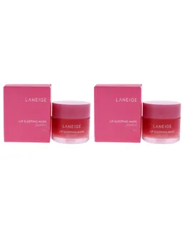 Máscara de Dormir para Labios - Baya por Laneige para Mujeres - Paquete de 2 - Mascara de Labios de 0.7 oz