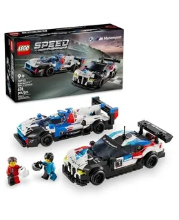 LEGO Speed Champions BMW M4 GT3 & BMW M Hybrid V8 Coches de Carrera