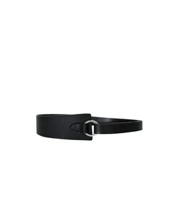 Cinturón de cuero Belle & Bloom para mujer New Divide en negro