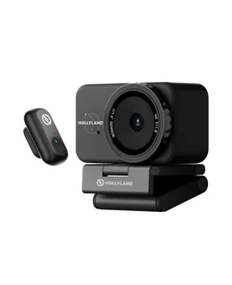 Combo de Cámara Web Hollyland Lyra UHD 4K de Transmisión en Vivo con Micrófono Inalámbrico LARK A1 TX