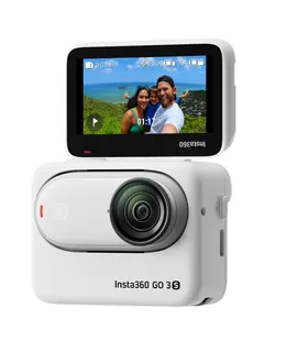 Cámara de Vlogs Portátil Insta360 GO 3S - 64 GB Blanca 4K