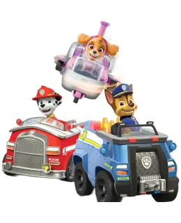 Juguetes PAW PATROL PAW PATROL, Zhu Zhu Snow Scooter, Coche de juguete para niños de 3 a 6 años, Coche patrulla de perro, Regalo de cumpleaños para niños y niñas