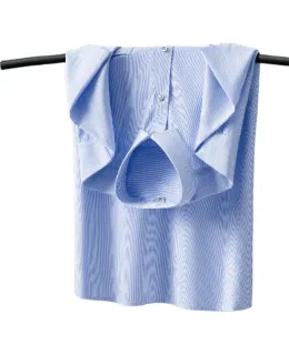 Camisa de Manga Corta ROMON para Hombre, Camisa de Trabajo Informal de Negocios, Camisa de Hombre Transpirable y Absorbente de Sudor D097 39