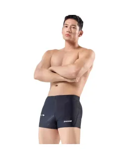 Traje de baño cuadrado para hombres SWANS de secado rápido para entrenamiento profesional Spa Negro L