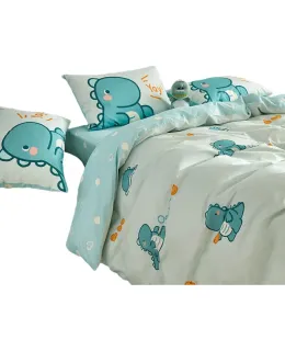 Juego de ropa de cama de cuatro piezas 100% algodón Dohia