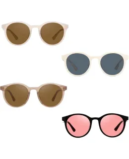 Gafas de sol polarizadas HELEN KELLER para mujeres, Gafas de marco redondo retro, Gafas de protección UV específicas para conducir para parejas HK601P05