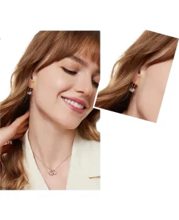 Pendientes de Perro Clásico AGATHA para Mujer, Regalo de Cumpleaños para Novia, Elegante Joyería para Orejas