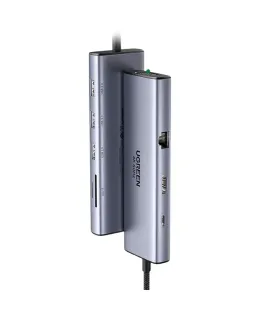 Dock de expansión UGREEN Type-C, Dock de expansión HDMI Thunderbolt 4, Adaptador Ethernet 4K 60Hz, Centro de carga, Accesorio de escritorio para juegos, Universal para portátiles Apple MacBook Air y iPad