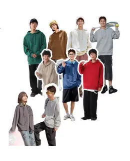 Suéter con Capucha Baleno para Hombre, Sudadera con Capucha Grande y a la Moda para Primavera y Otoño, Sudadera Casual Suave de Color Sólido