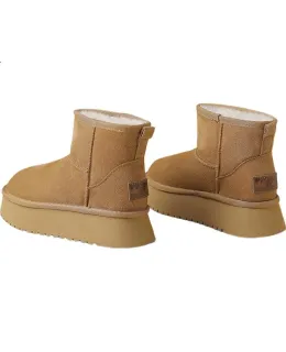 Botas de Nieve Impermeables DAPHNE para Mujeres, Estilo Invierno 2025, Botas de Invierno Forradas de Forro Polar, Zapatillas de Mujer, Calzas de Algodón Cálidas, Botas de Tobillo
