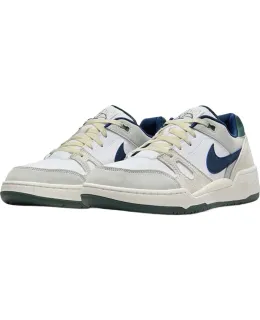 Zapatillas de Skateboarding NIKE NIKE para Hombre, Zapatillas acolchadas FULL FORCE LO, FZ3595-100, Blanco-Gris Tamaño 40.5