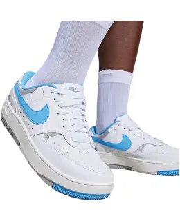 Zapatillas Casual NIKE NIKE para Mujeres, Zapatillas de Skateboarding con Amortiguación, GAMMA FORCE Sneakers DX9176-108 Blancas 35.5