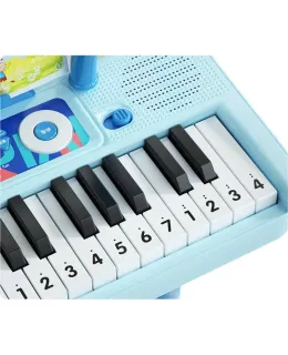Teclado Electrónico Xinge Piano Infantil Juguetes para Niños y Niñas de 3-6 Años Instrumento Musical de Educación Temprana para Niños, 37 Teclas Jugables Instrumento Musical de Nivel Principiante para Principiantes con Micrófono para Cantar y Tocar