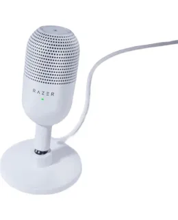 Microfono de escritorio Razer (Razer) Mythic V3 Mini para transmisión en vivo y canto, RGB Blanco