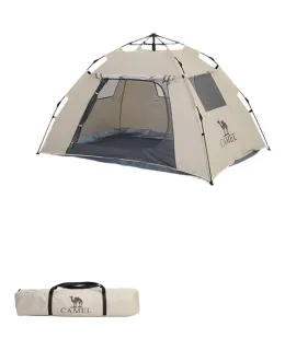 Carpa de Camping Automática Camel (CAMEL) [Mountain House] Portátil Plegable a Prueba de Viento