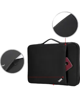 Funda para portátil ThinkPad Lenovo ThinkPad Laptop Sleeve, 14-pulgada Bolsa de mano, Bolsa de Computadora, Bolsa Tote, Bolsa de almacenamiento, Funda protectora, Maletín para Hombres y Mujeres, Negro