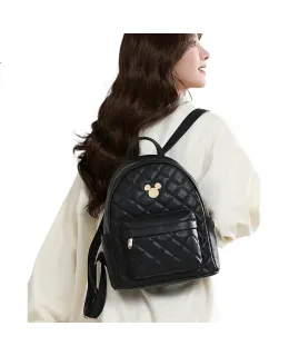 Mochila Disney Mickey Mouse para Mujeres, Bolso de Mano de Lujo, Bolso de Regalo de Cumpleaños con Caja de Regalo