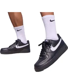 Zapatillas de Skateboarding NIKE para Hombre, Air Force 1, FZ0627-010, Negras, Talla 43