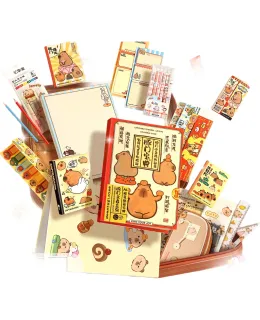 Conjunto de Papelería Mingyu Capybara