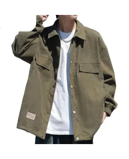 Chaqueta con capucha Warrior para hombre Primavera y Otoño Casual Chaqueta de Hombre Chaqueta Casual de Hombre Ropa de Trabajo de Hombre Ropa de Hombre