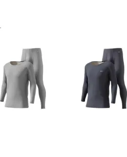 Ropa térmica XTEP para hombres, Pantalones cálidos para invierno y otoño, Conjunto de ropa térmica para hombres con generación de calor, a prueba de viento, resistente al frío y cálido
