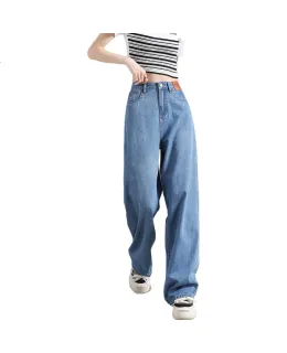 TonLion 2024 Jeans de Pita Ancha para Mujer