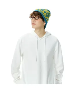 Suéter MINISO para Hombre, Pesado y de Ajuste Flojo, Chaqueta Casual de Alta Gama y de Moda para Primavera y Otoño, Color Caqui Gris, 2XL