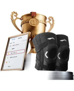 Rodilla Li-Ning, Calor, Artritis, Lesión de Menisco, Piernas Frias, Deportes, Correr, Senderismo, Bádminton, Baloncesto, Equipo de Protección de Salto a la Ropa