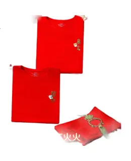 Ropa de otoño para niños Hodohome, conjunto de ropa y pantalones de algodón para niñas, traje de Año Nuevo 210 110