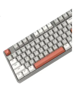 Teclado Mecánico Inalámbrico Ikbc Z108, 108 Teclas, Teclado de Juego para Oficina y Escritura, Buen Sentido, Accesorio de Teclado para Computadora, Regalo de Año Nuevo, Interruptor Gris Estrellado Té